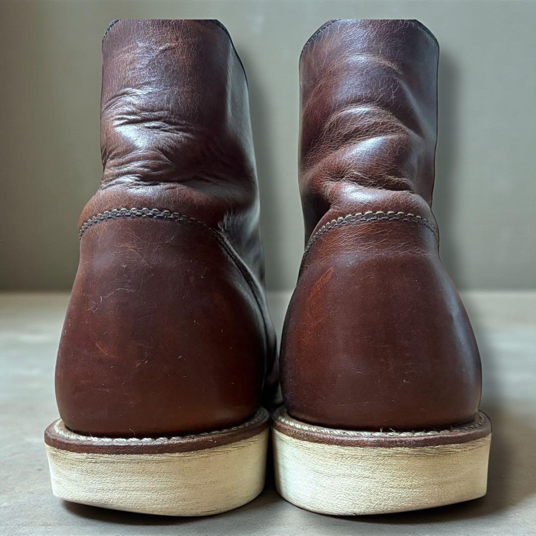 【定番のプレーントゥ】9111レッドウィング　6インチ クラシックラウンドブーツ