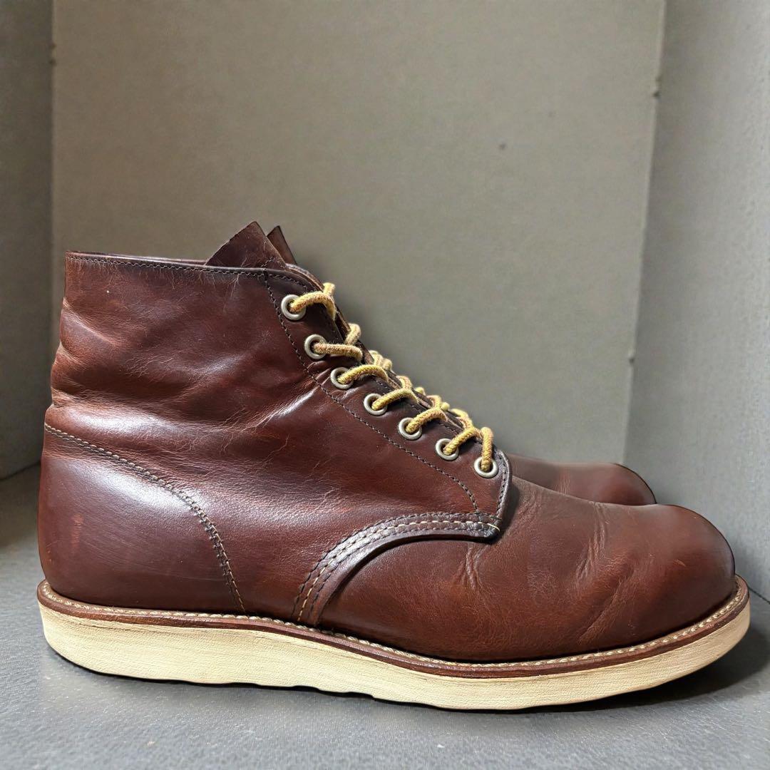 【定番のプレーントゥ】9111レッドウィング　6インチ クラシックラウンドブーツ
