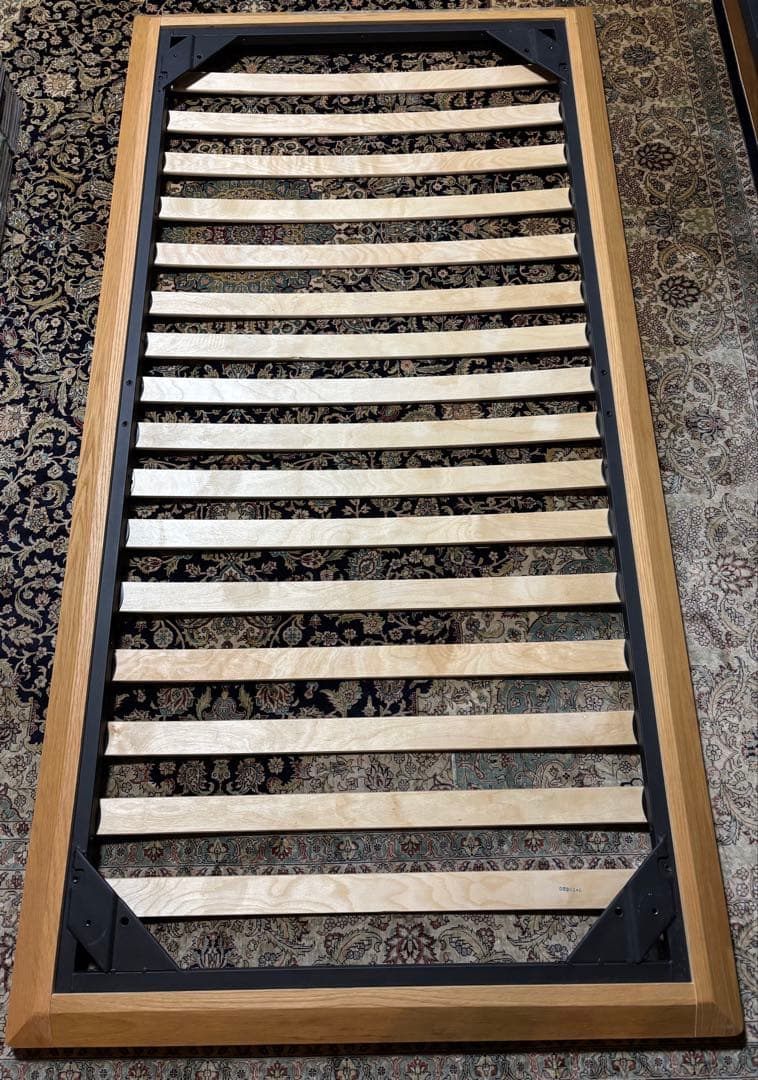 【無印良品】ベッドフレーム＆ヘッドボード　シングル　オーク材