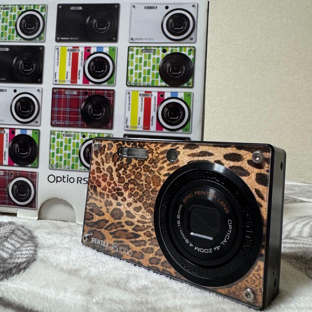 Pentax Optio Rs1000 動作確認OK きせかえシート付き