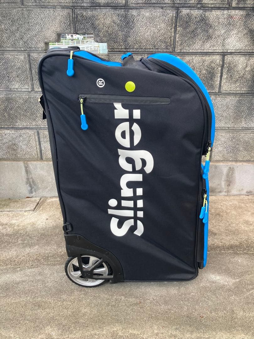 Slinger スリンガーバック 硬式テニス球出し機 予備バッテリー付き