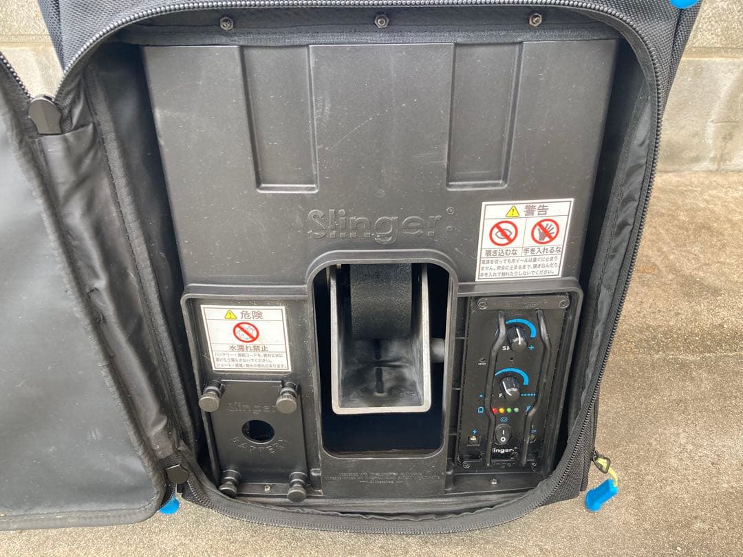 Slinger スリンガーバック 硬式テニス球出し機 予備バッテリー付き