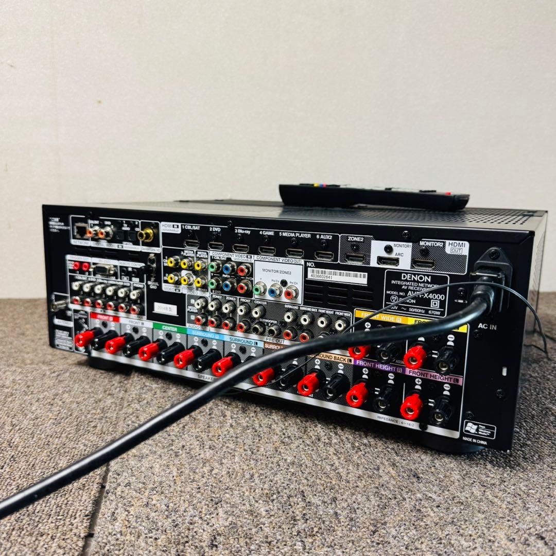 A10 美品✨動作保証！DENON デノン AVサラウンドレシーバー