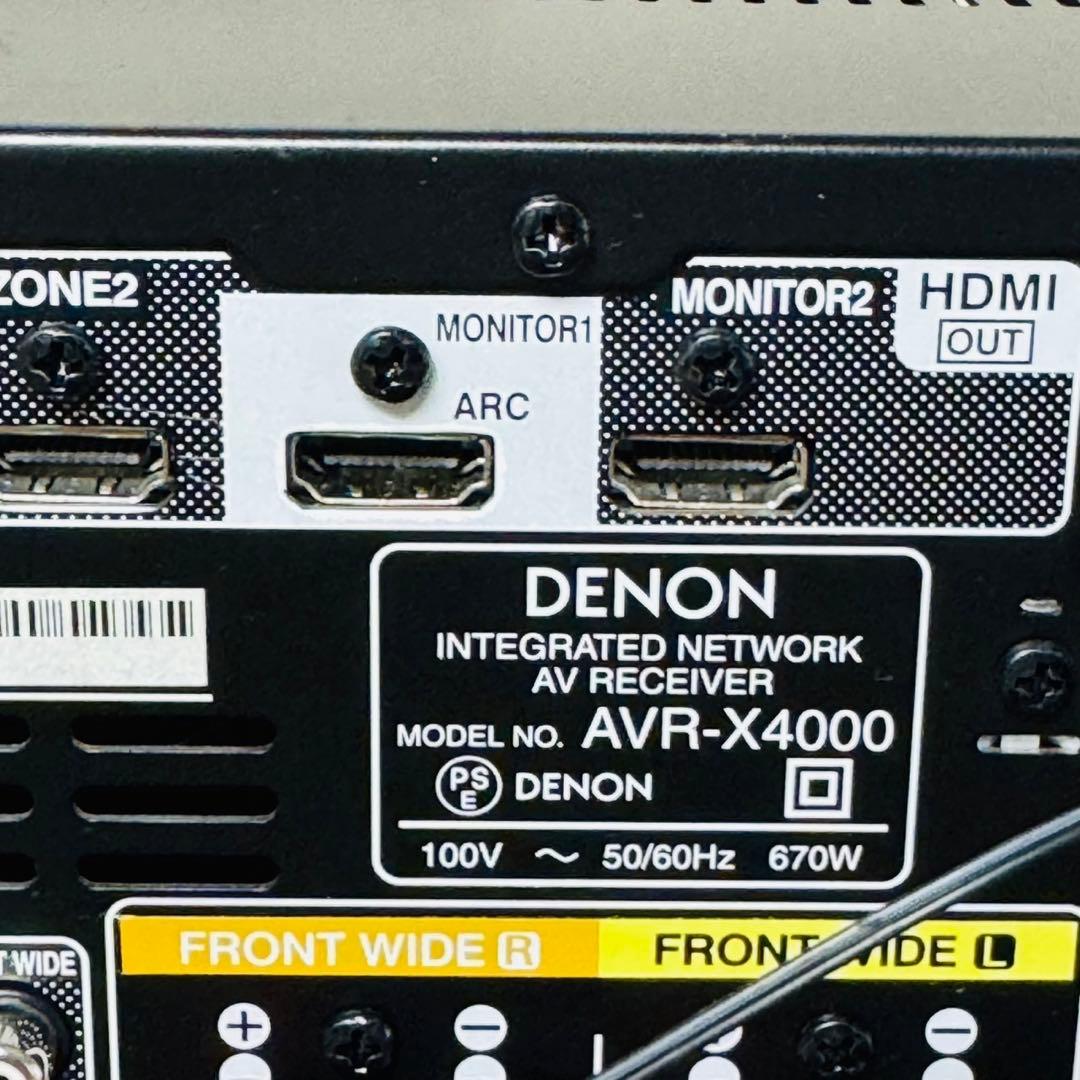 A10 美品✨動作保証！DENON デノン AVサラウンドレシーバー