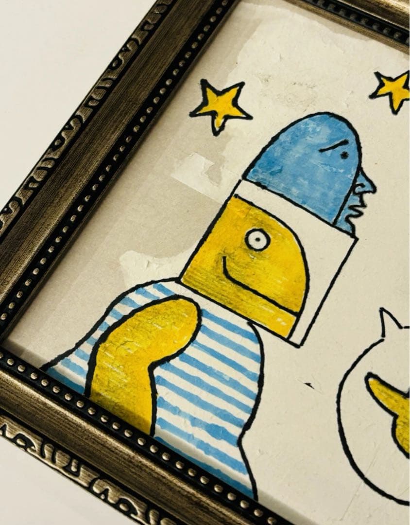 mark gonzales マークゴンザレス 原画 アート 額入　gonz