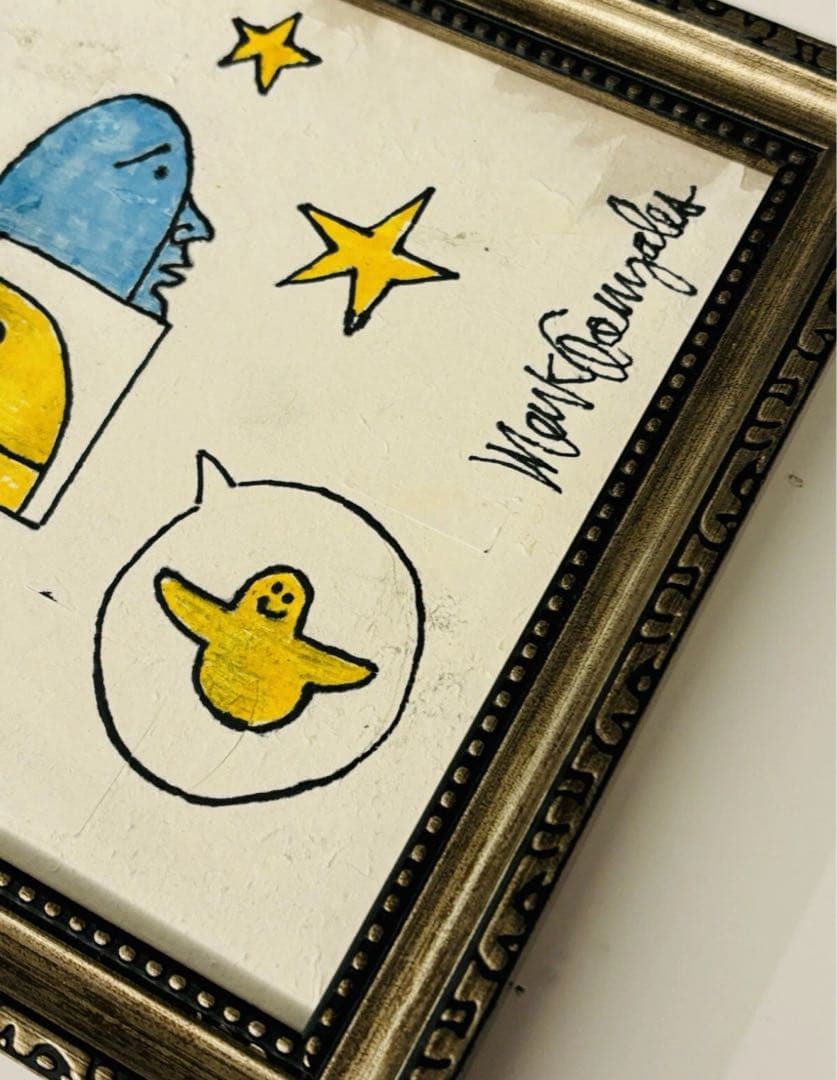 mark gonzales マークゴンザレス 原画 アート 額入　gonz