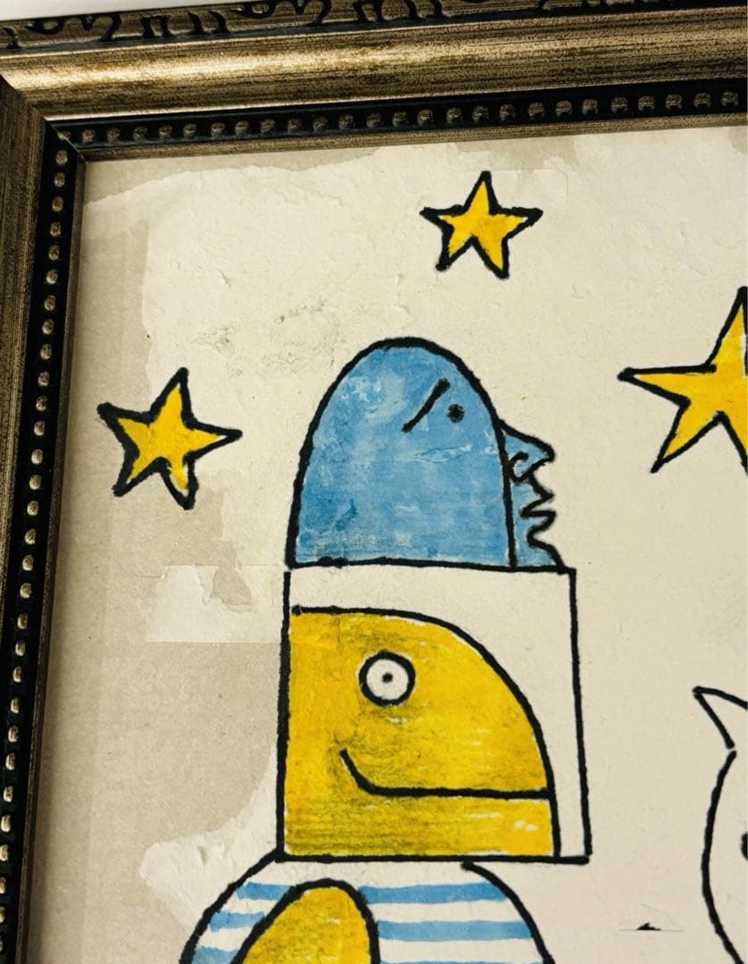 mark gonzales マークゴンザレス 原画 アート 額入　gonz