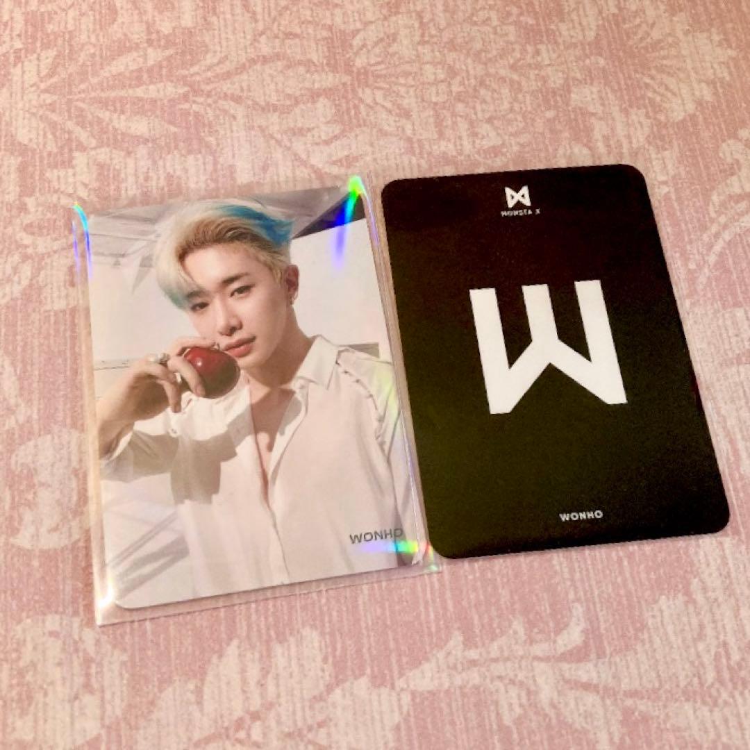 WONHO＊WE ARE HERE＊ウォノ　サノク トレカ・ステッカー （Ａ）