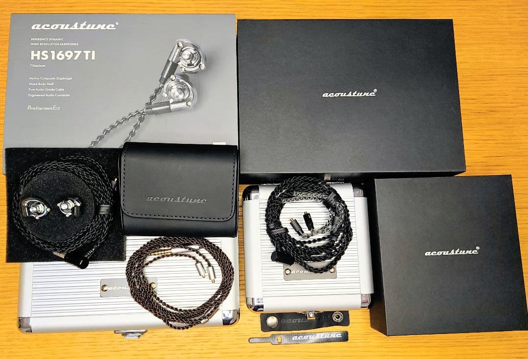 【おまけ付き・美品】Acoustune HS1697TI バランスケーブル付き