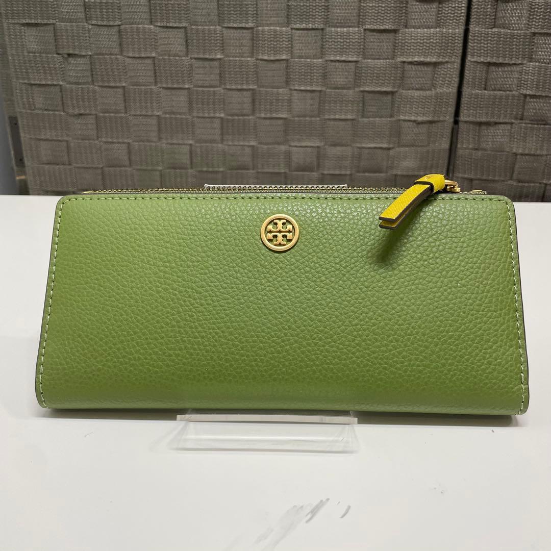 ゆ*ん様 Tory Burch 未使用　長財布　グリーン