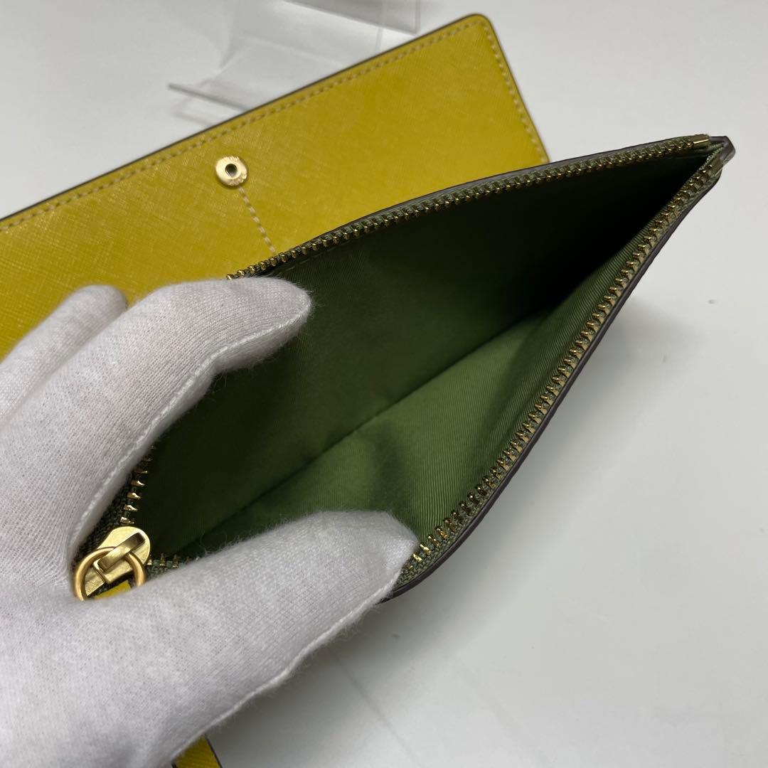 ゆ*ん様 Tory Burch 未使用　長財布　グリーン