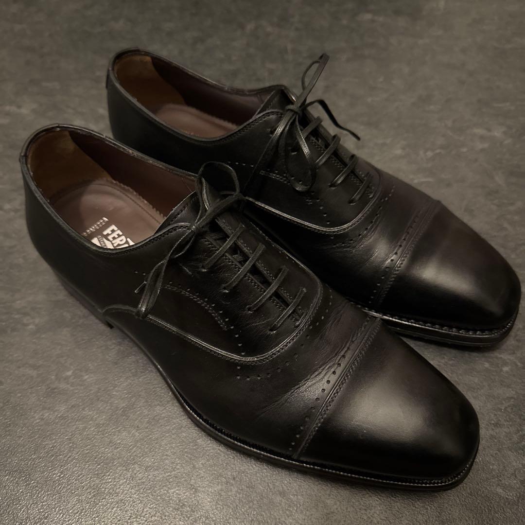 フェラガモ　トラメッザ　レースアップ　8 2E