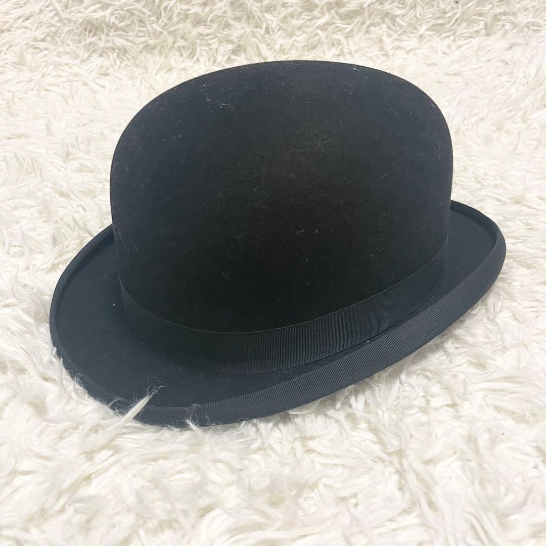 【極美品】クリスティーズロンドン ボーラーハット Fine Fur Felt