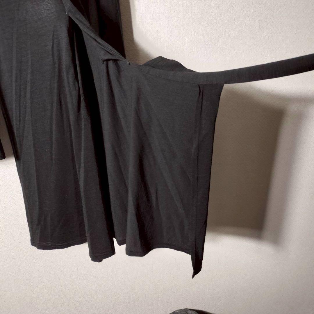 ヨウジヤマモトプリュスノワール ロングワンピース ウール 変形 ベルト