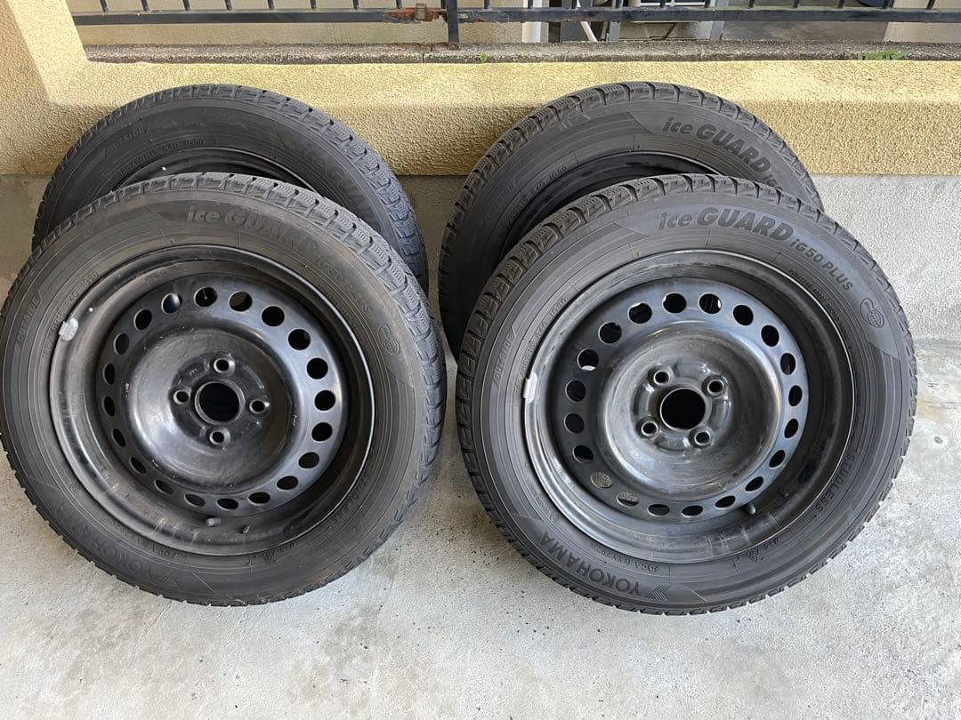 中古冬タイヤ　iceGUARD IG50 185/60R15 4本セット