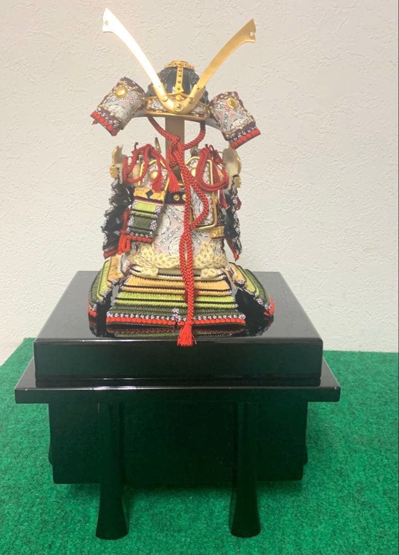 コンパクト　久月　萌黄裾濃威　1／6号　五月人形　卓上　ミニ　五月人形