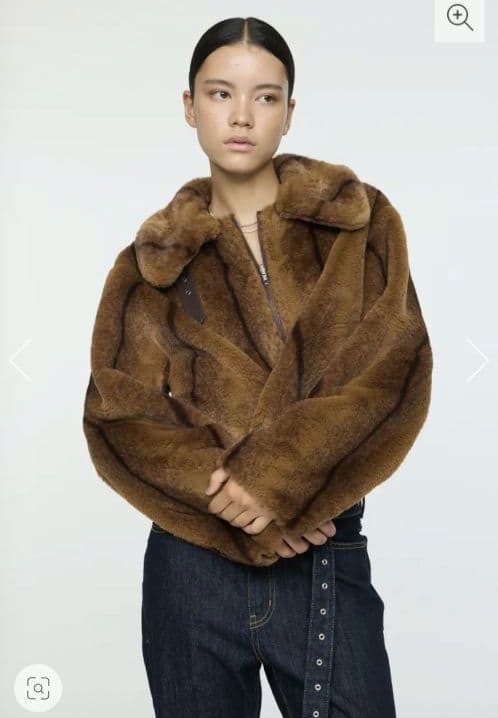 MOUSSYマウジー REVERFAUX リバーシブルファーコート