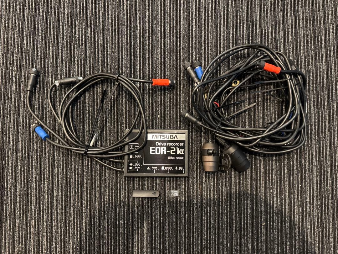MITSUBAミツバ　バイク用ドラレコ　EDR-21α 前後カメラ