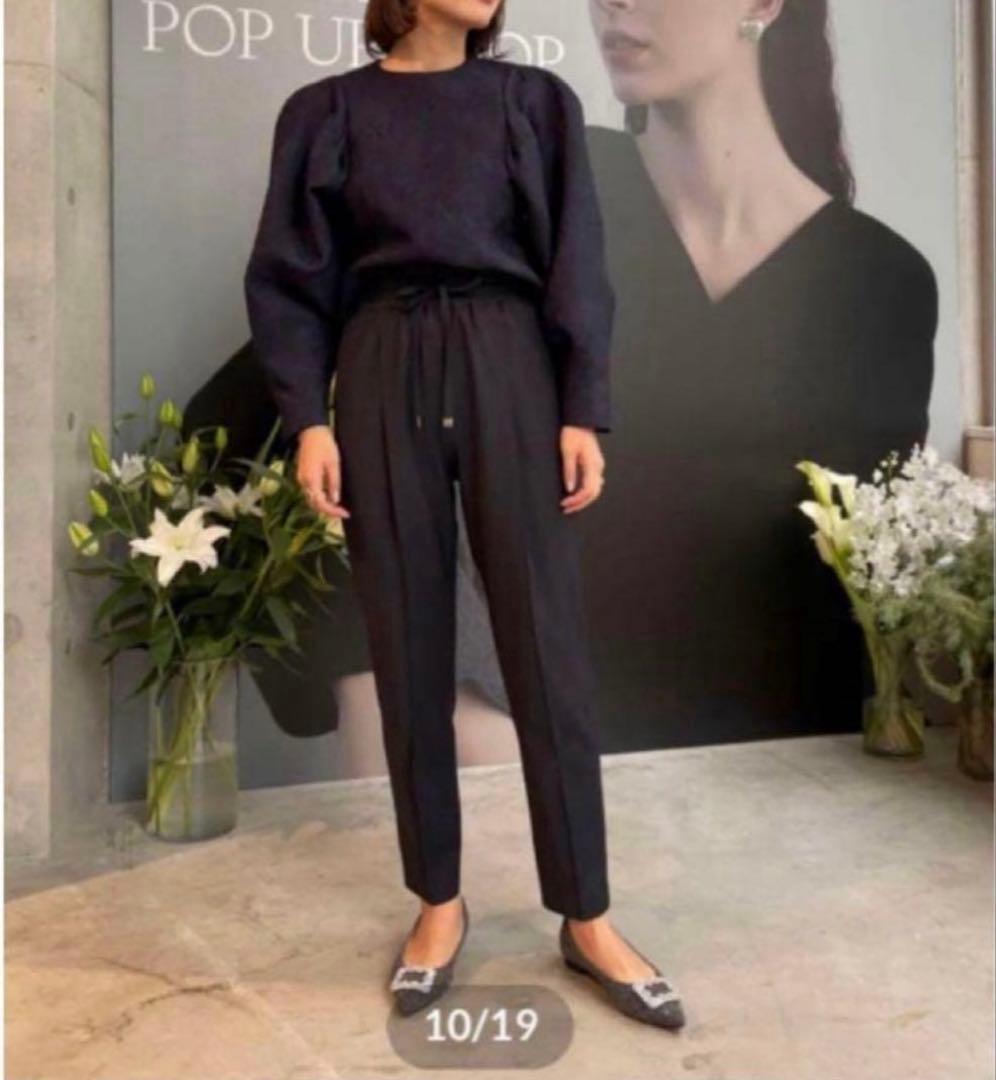 OHGA　オーガ　MODEL PANTS　モデルパンツ　センタープレス　グレー