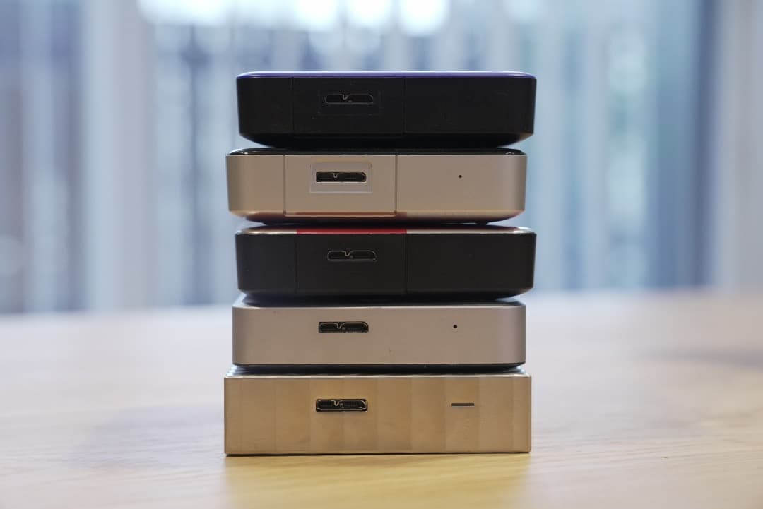 ウェスタンデジタル✨外付けハードディスク ５台セット