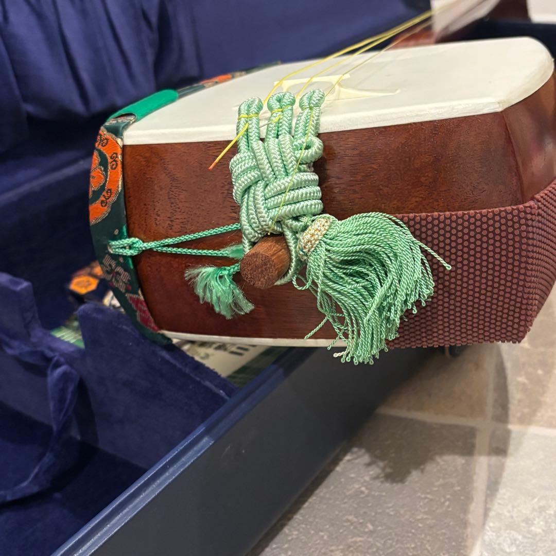 【美品】三味線セット　藤井三絃　教本付き