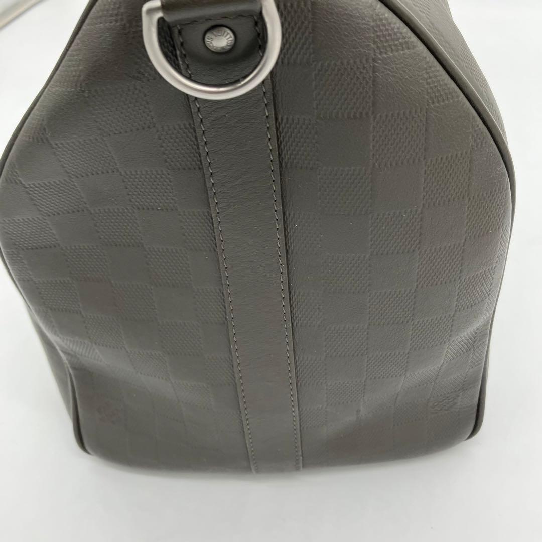 【極美品】 　ルイヴィトン　ダミエアンフィニ　キーポル　バンドリエール45　旅行