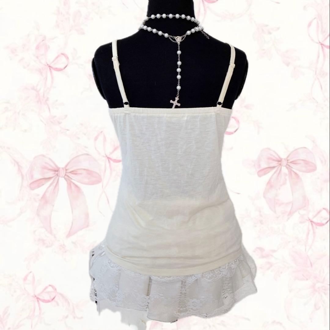 y2k axes femme ビッグリボン キャミ　ウィッシュコア　バレエコア