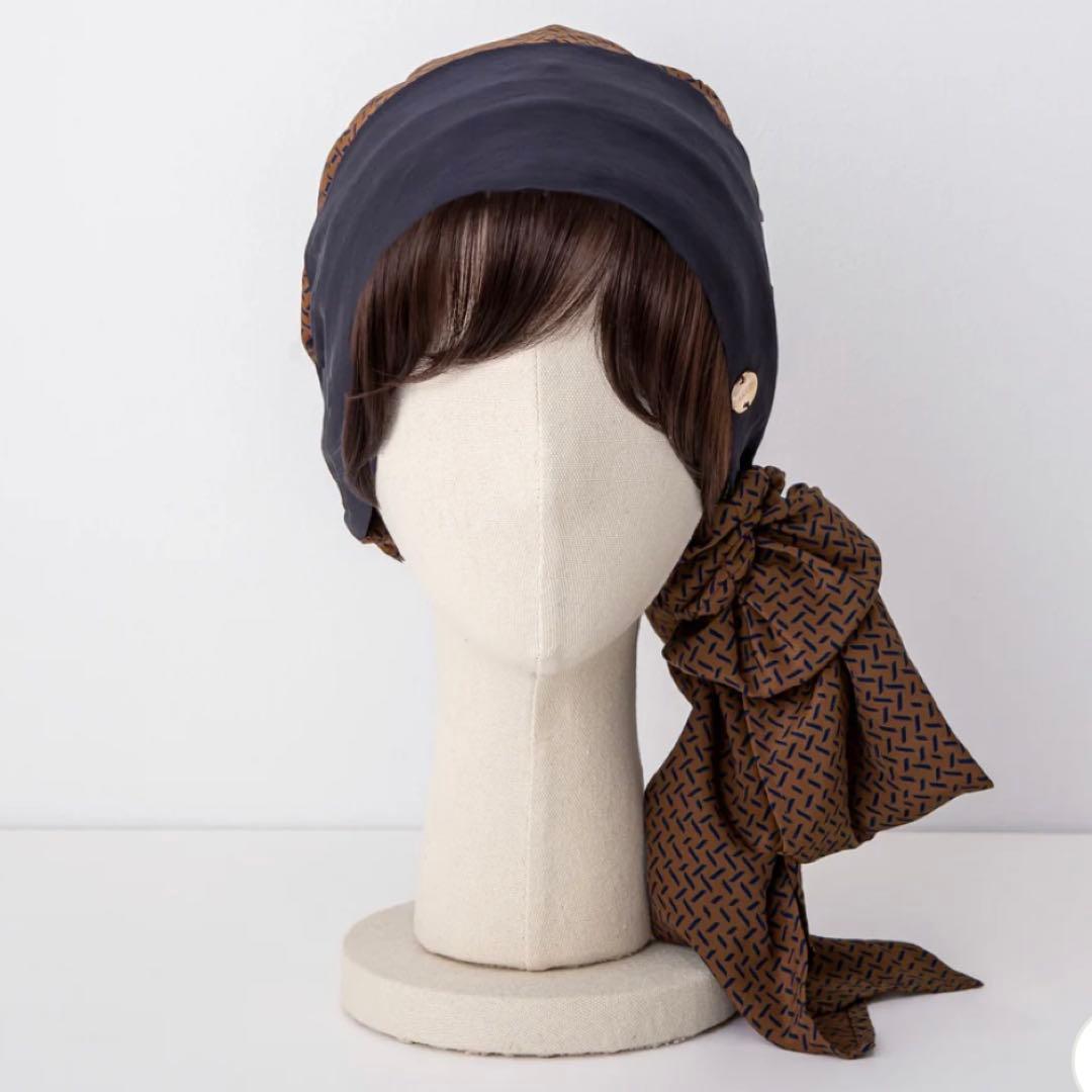 BAREN スカーフハット(Mサイズ) AntiqueBrown 医療用