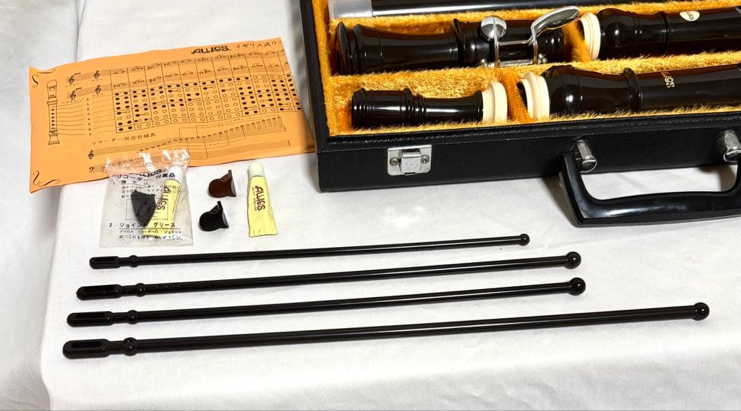Aulos リコーダーセット 4本 日本製