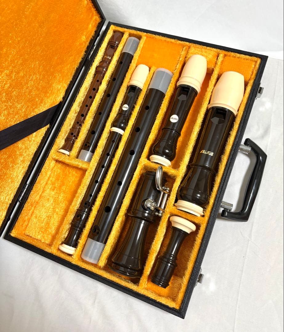 Aulos リコーダーセット 4本 日本製