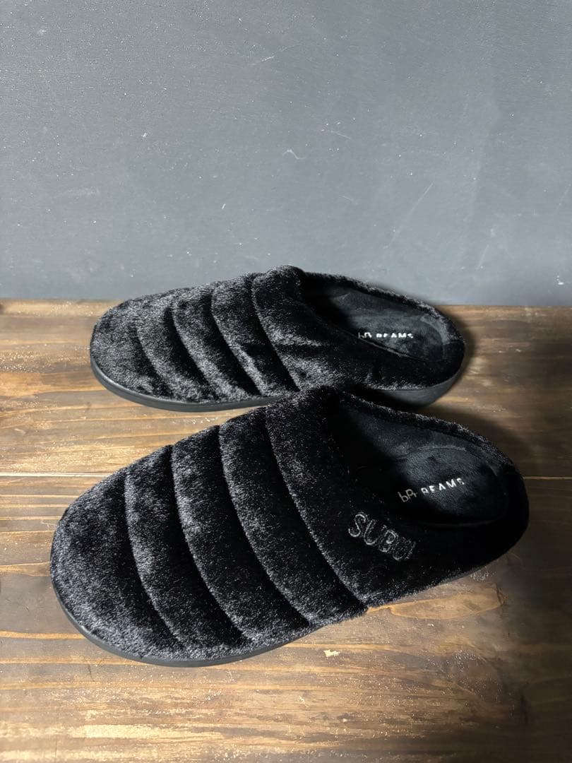 subu beams限定　フェイクファー　サイズ2 黒　未使用　スブ　ビームス