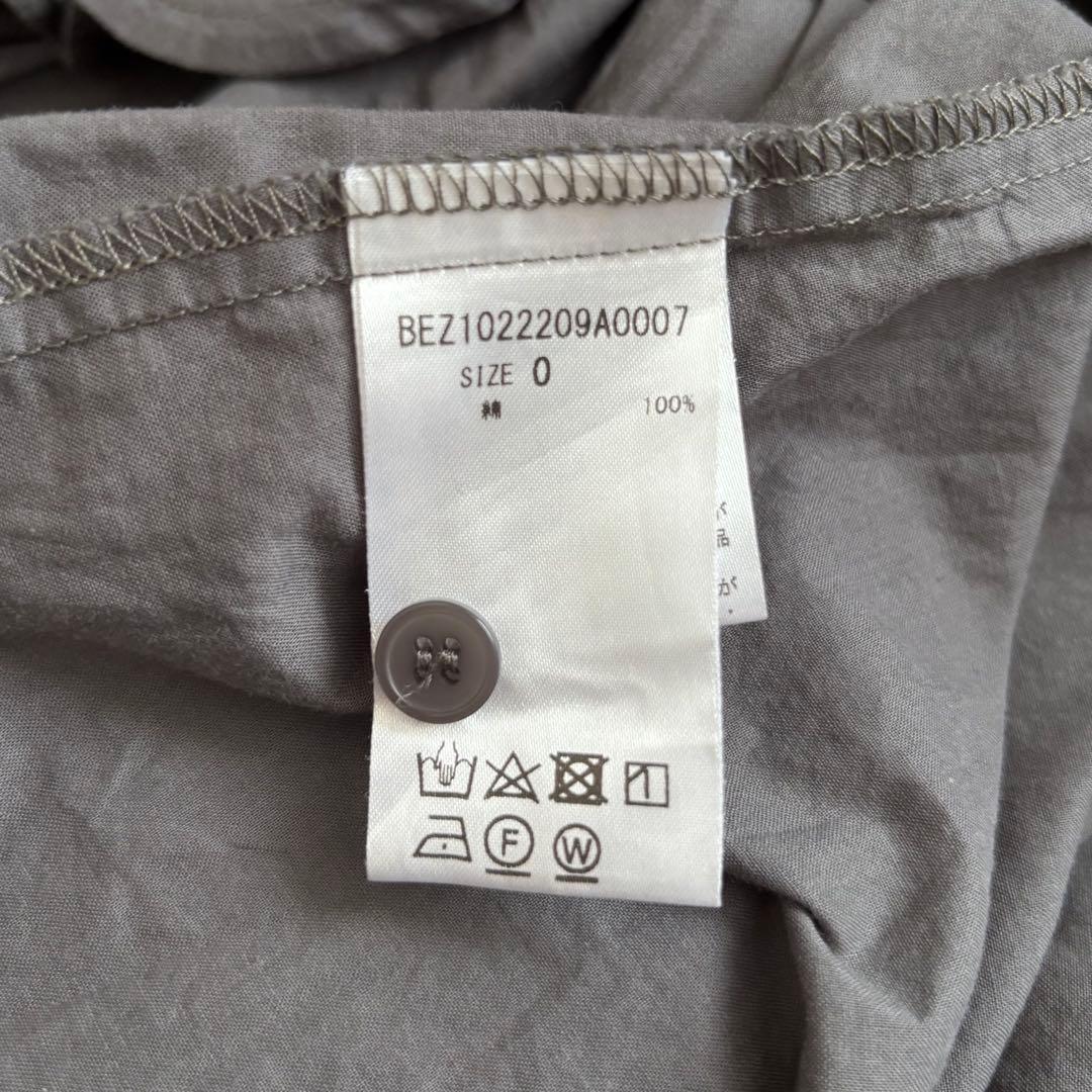 BEARDSLEY　ビアズリー　ギャザーワンピース　チャコールグレー　0