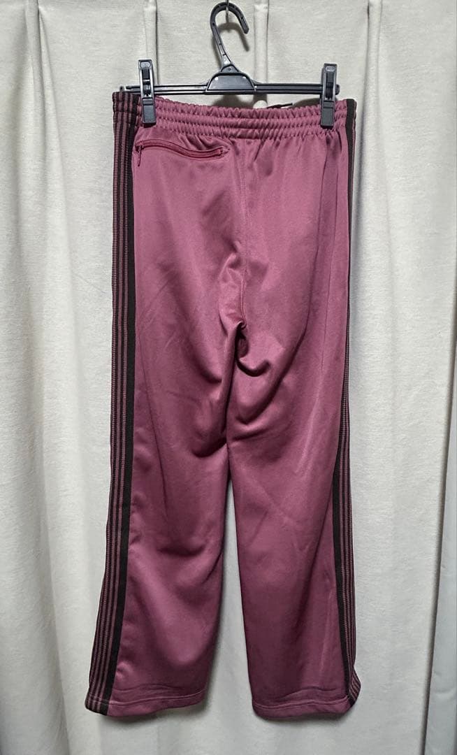 Needles ストレート トラックパンツ ニードルズ　ブラウン ピンク S