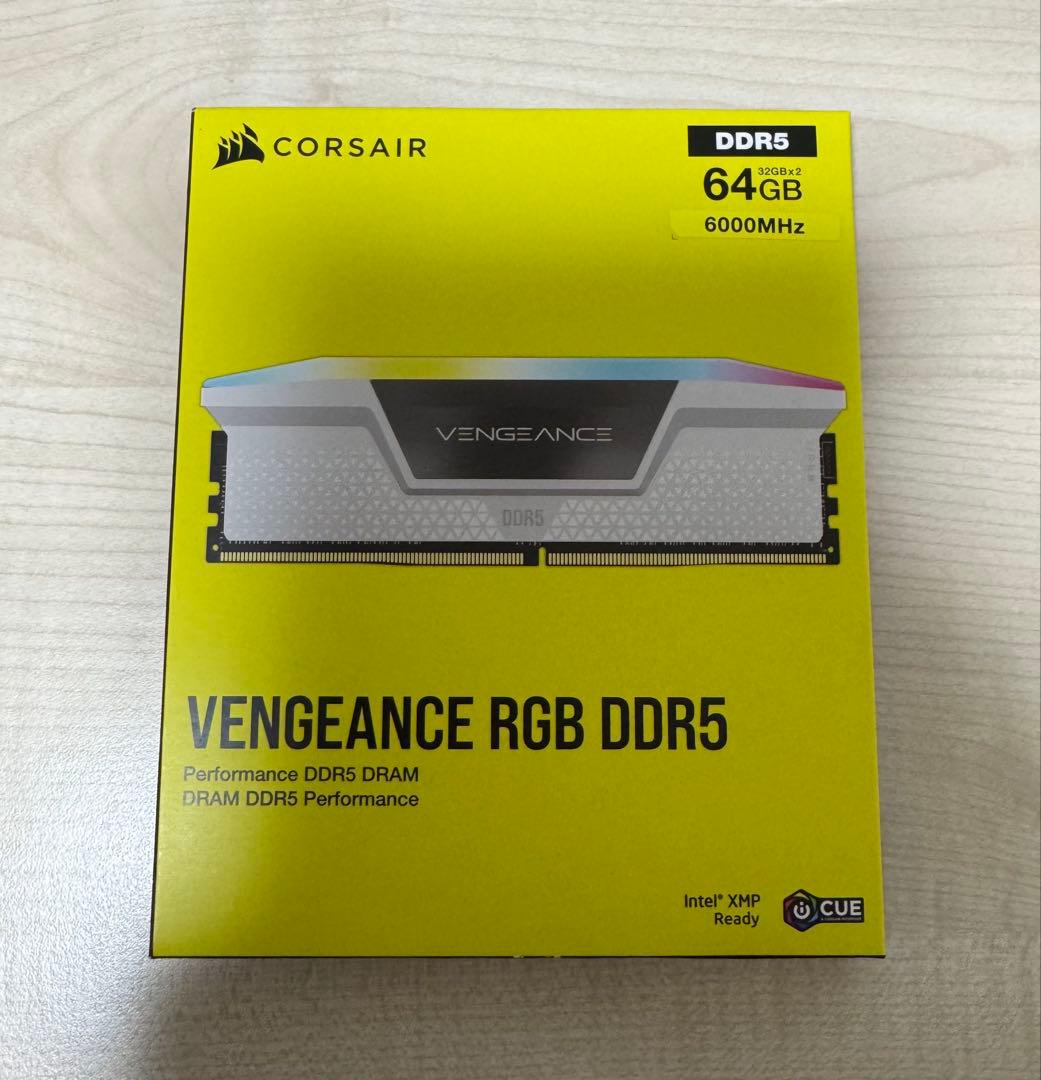 コルセア Corsair DDR5-6000MHz 32GB×2枚(64GB)