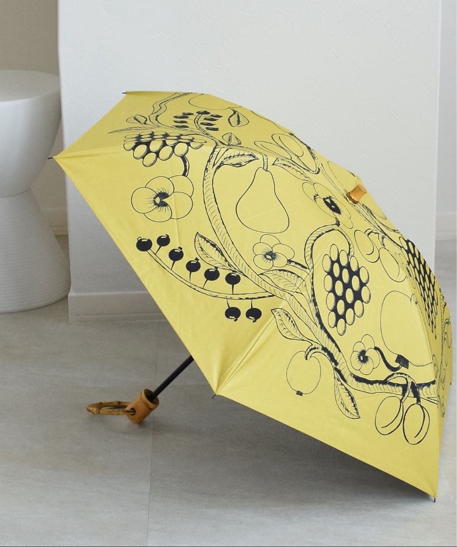 utatane×Kuovi 折り畳み日傘 完全遮光　晴雨兼用