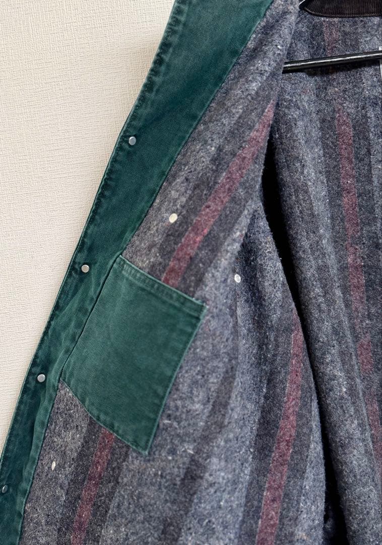 超スペシャル 80s 星タグ カーハート チョアコート XL グリーン 緑