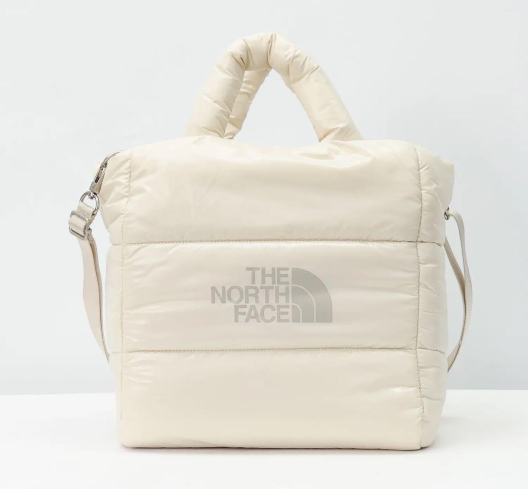 【韓国限定】ノースフェイス＊プランピー＊トートバッグ＊L ＊クリーム