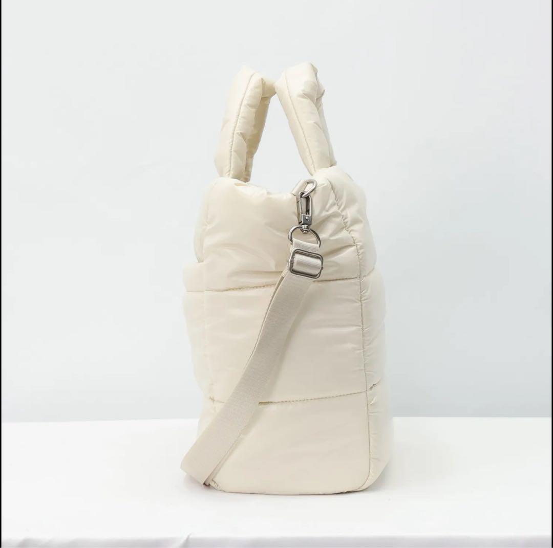 【韓国限定】ノースフェイス＊プランピー＊トートバッグ＊L ＊クリーム