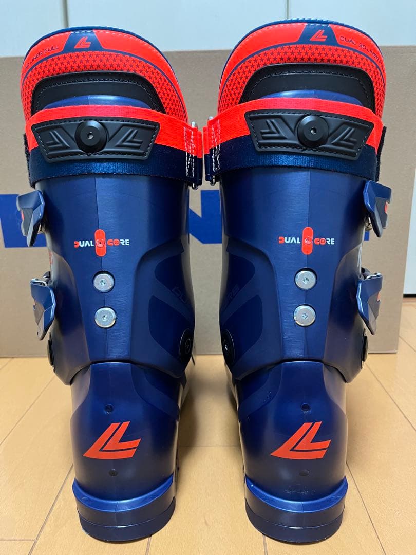 LANGE ラングスキーブーツ ネイビー/オレンジ