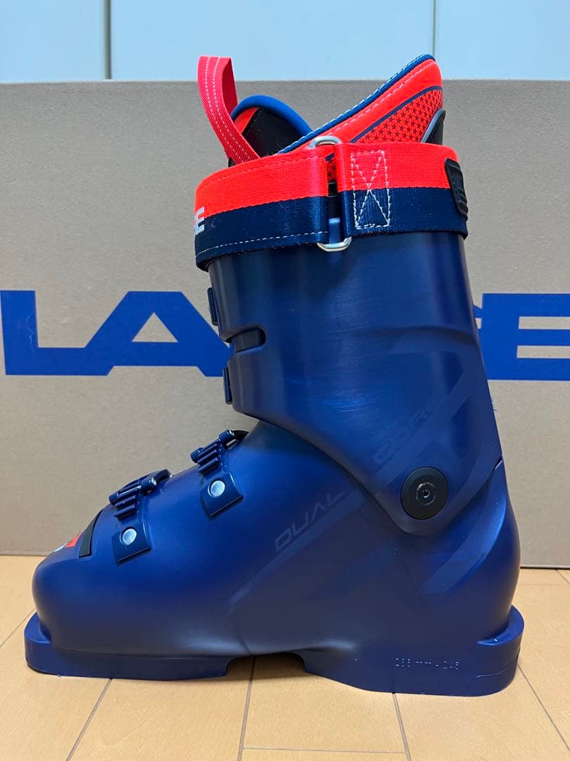 LANGE ラングスキーブーツ ネイビー/オレンジ