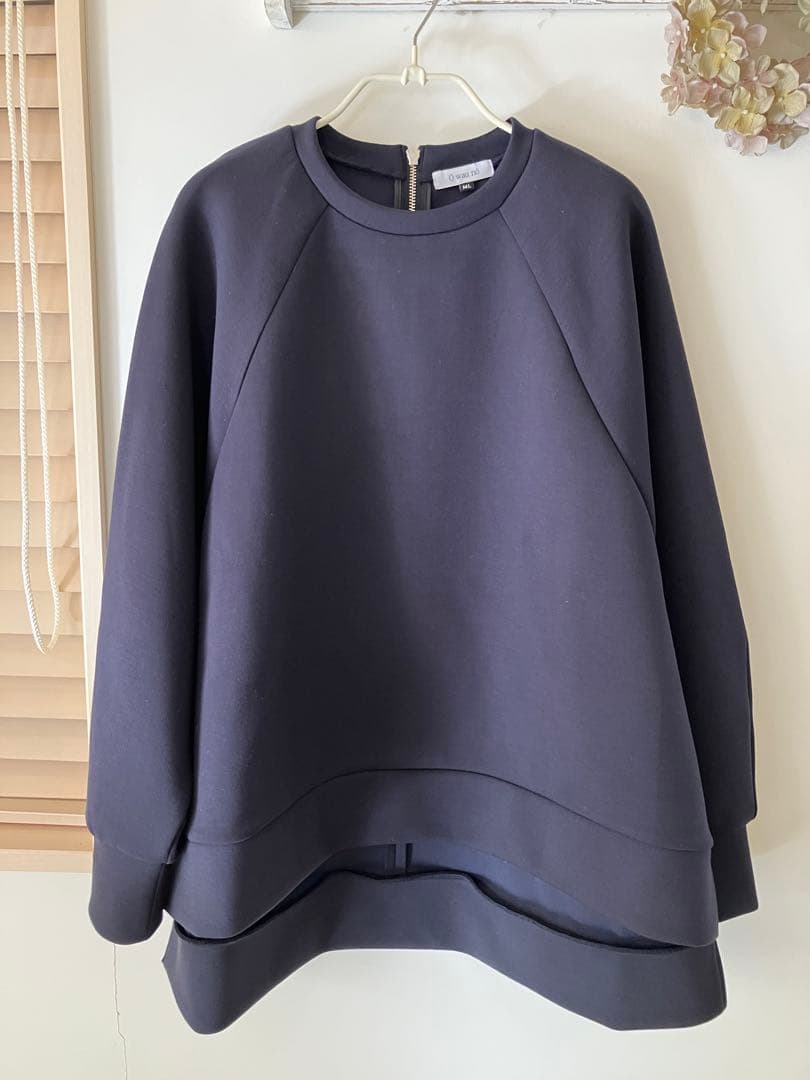 O-wau no ダークネイビー 長袖トップス M