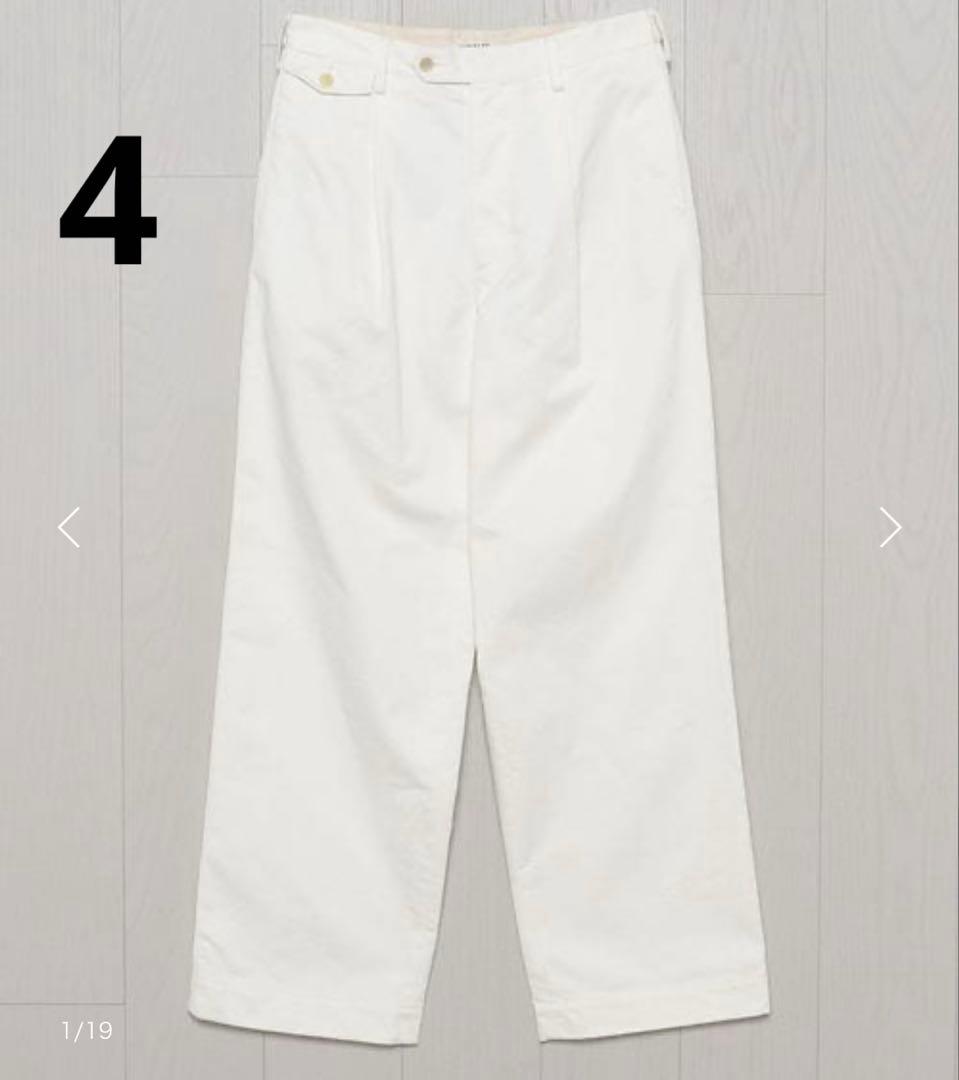 ＜AURALEE＞CHINO ONE―TUCK PANTS/パンツ