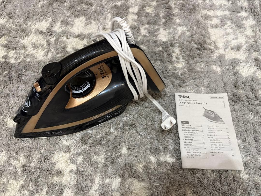 一度のみ使用　ティファール FV6828 スチームアイロン アルティメット