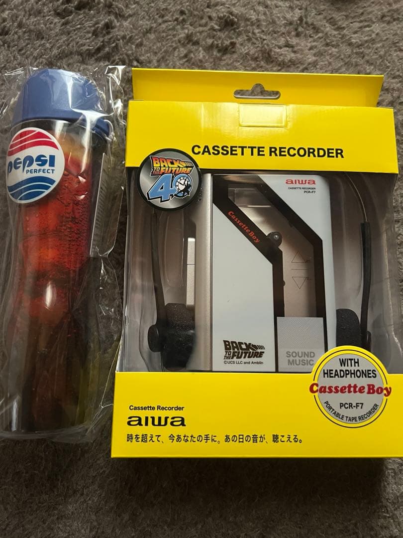 aiwaカセットレコーダー PCR-F7 バック・トゥ・ザ・フューチャー ペプシ