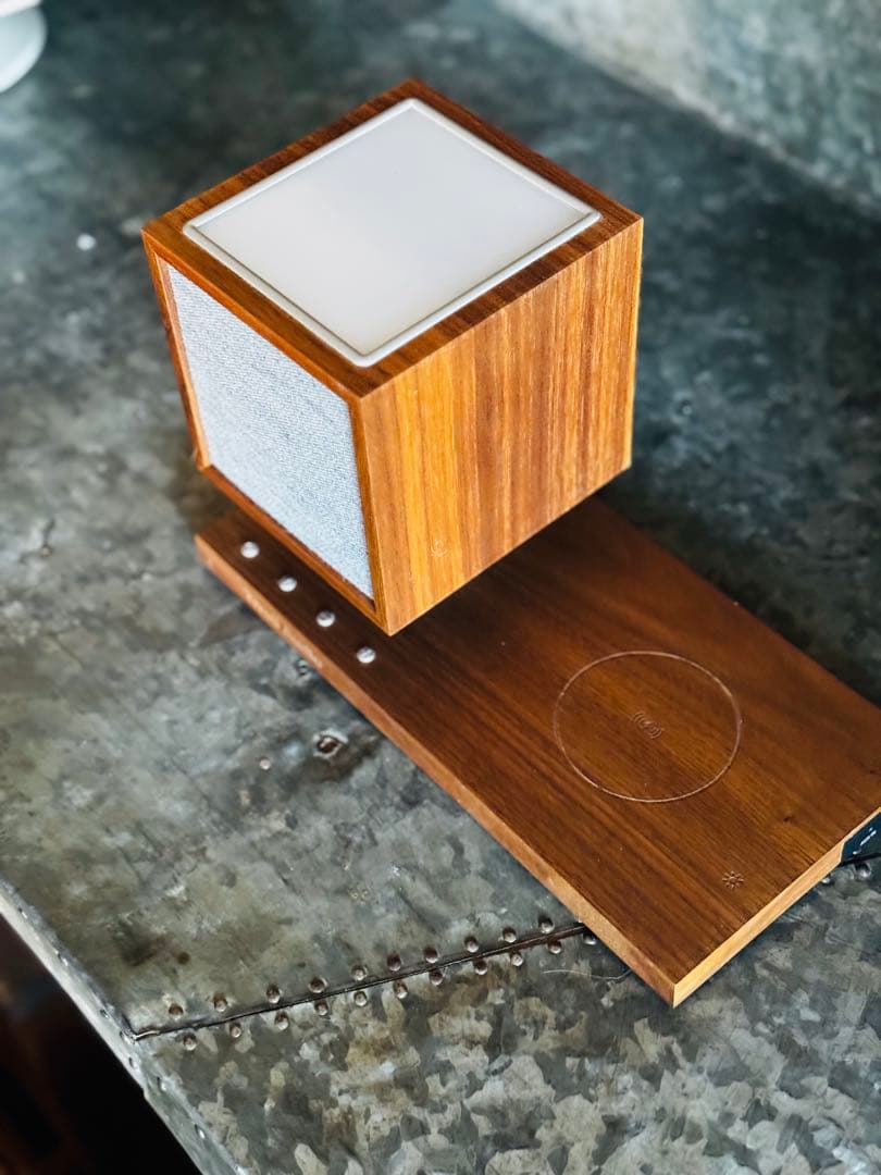 Tovoli Audio ワイヤレススピーカー 木製キューブ