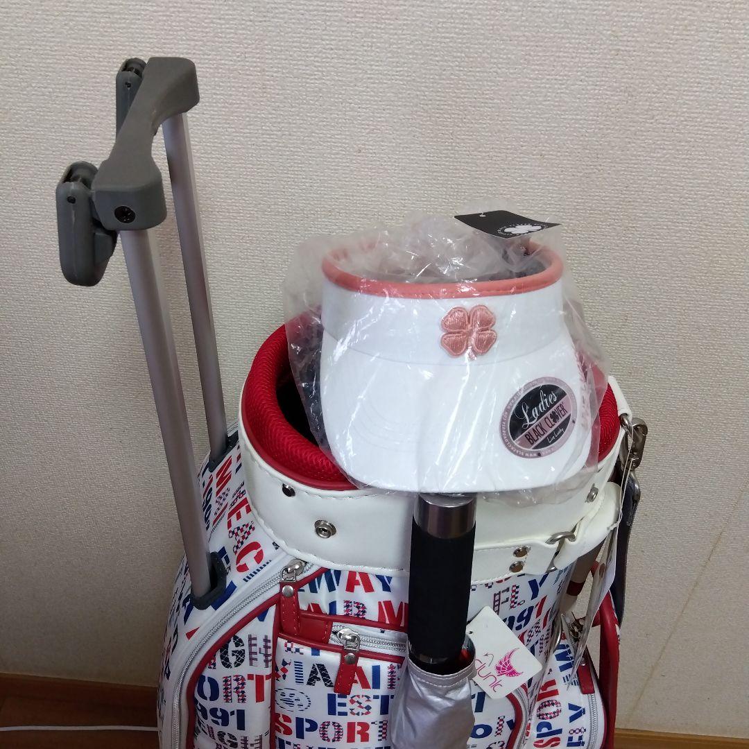 Kolwin 8.5インチ ゴルフバッグ キャスター付きキャディバック新品未使用