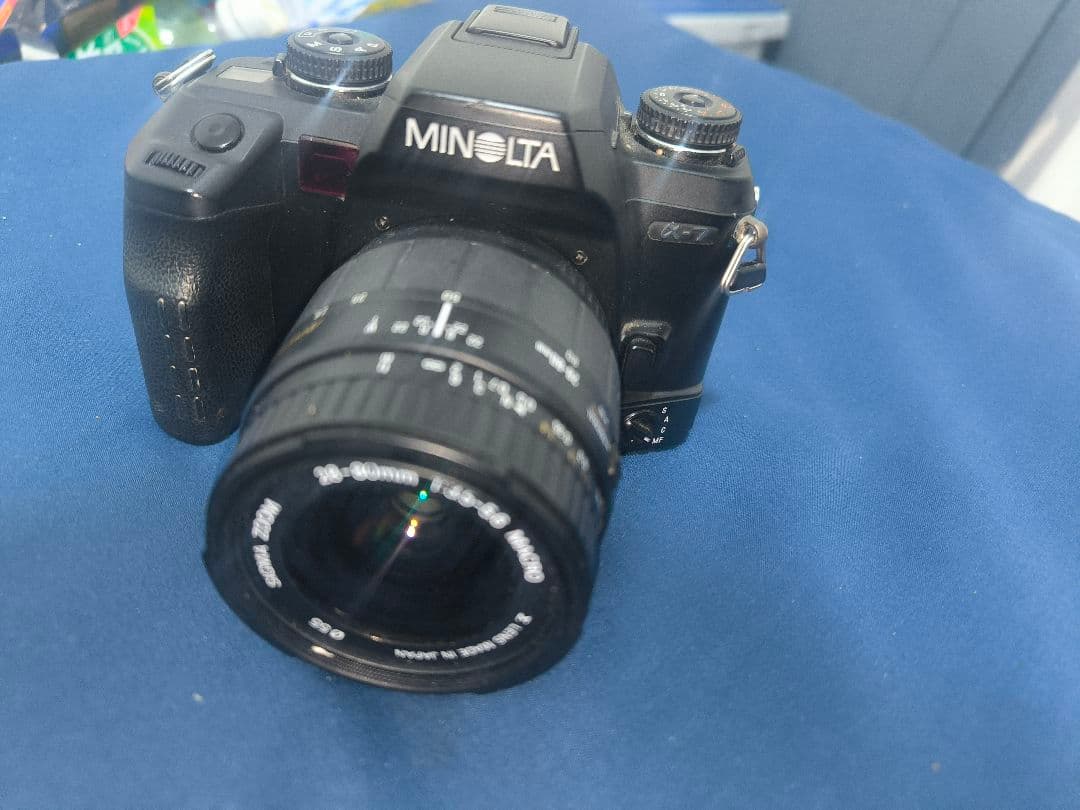 ジャンク品　MINOLTA α7 一眼レフカメラ 28-80mmレンズ付き