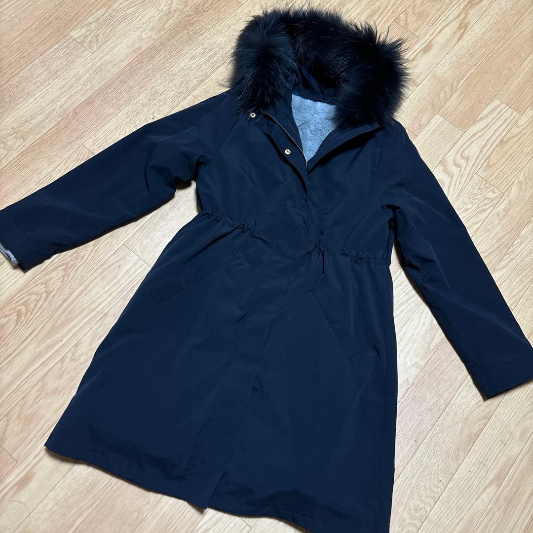 新品タグ付き　vicky ライナー3way モッズコート　0 ネイビー