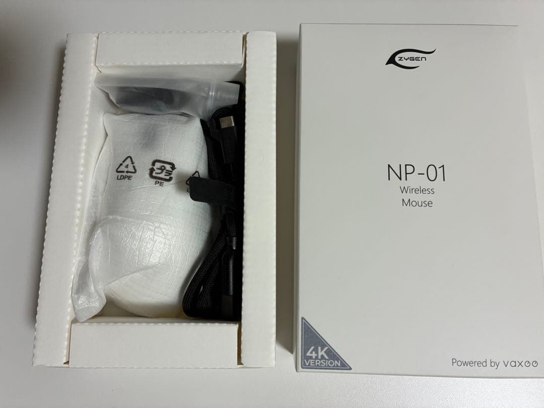 ZYGEN NP-01 ワイヤレスマウス 4Kバージョン