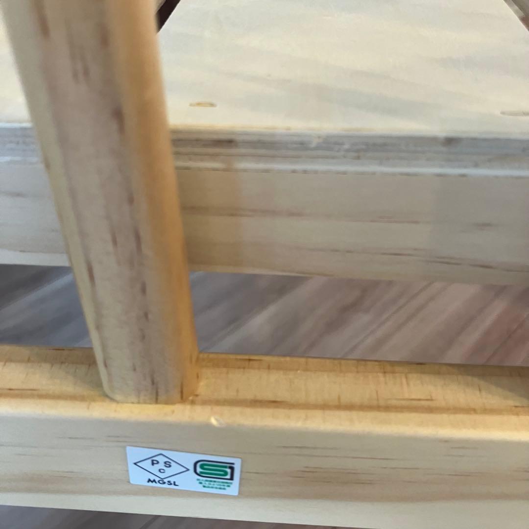 ノモック　Wオープンハイタイプ　ミニベビーベッド ナチュラル